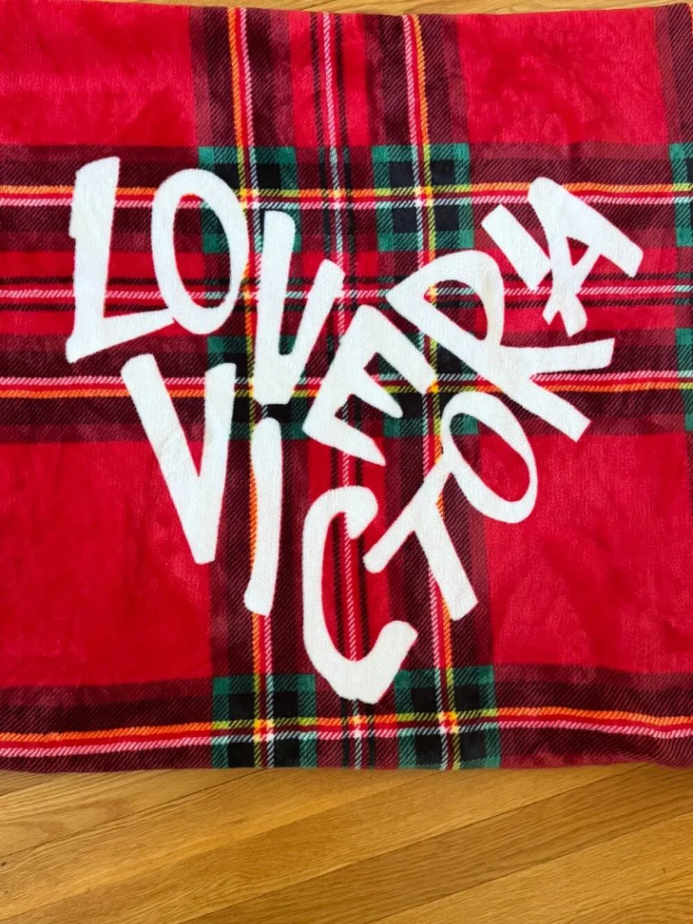 Love Victoria Fleece Blanket